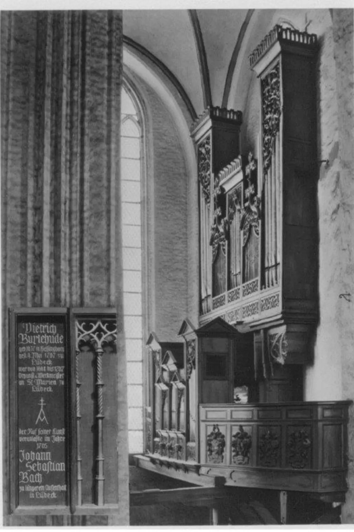 Die Totentanzorgel von St. Marien vor 1937