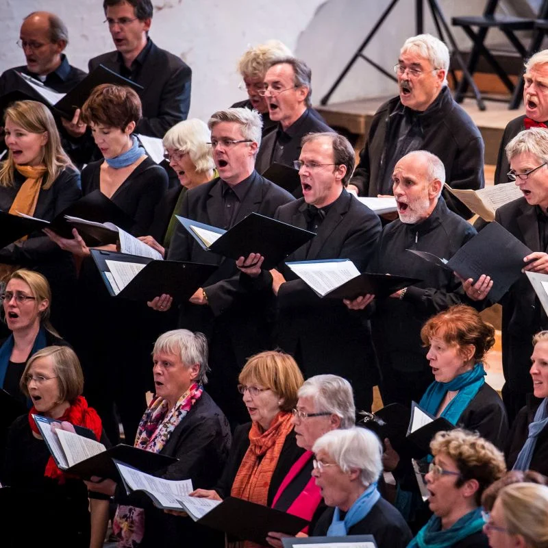 Lübecker Bachchor bei einem Konzert in St. Aegidien